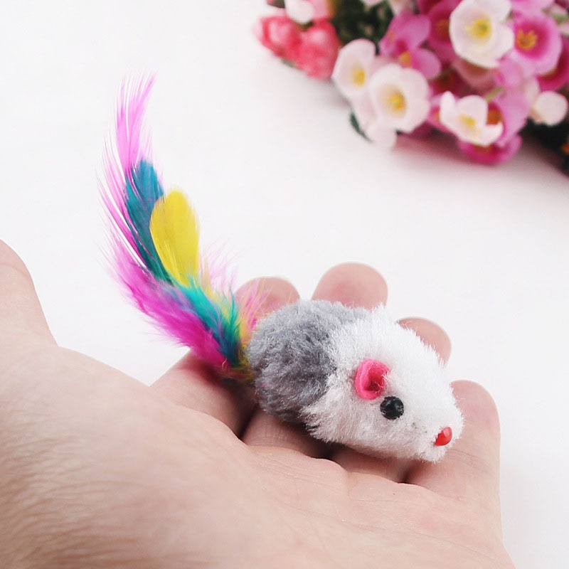 flat mouse cat toy