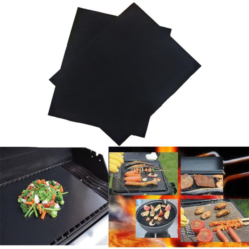 Customized Fireproof PTFE Non-Stick BBQ Grill Mat Cooking Sheet Oven Liner  - China PTFE Baking Mat and BBQ Grill Mat price